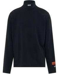 Heron Preston - Hpny Embroidered Roll Neck, Long Sleeves, /, 100% Cotton, Size: Large - Lyst