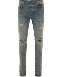 Amiri - Mx 1 Bandana Jeans, Clay, 100% Cotton - Lyst