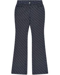 Off-White c/o Virgil Abloh - Logo Flared 5 Pockets Jeans, 100% Cotton - Lyst