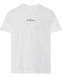Maison Margiela - Upside Down Logo T-Shirt, Round Neck, Short Sleeves, /, 100% Cotton - Lyst