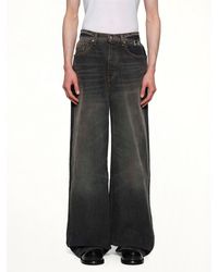 Rhude - Wide Leg Traxedo Denim - Lyst