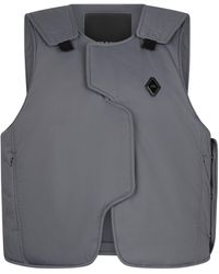A_COLD_WALL* - Form Gilet 2, Round Neck, Slate, 100% Cotton, Size: Medium - Lyst