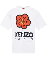 KENZO - 'Boke Boy Travels T-Shirt, Round Neck, Short Sleeves, , 100% Cotton, Size: Small - Lyst
