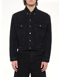 Entire studios - Shrunken Denim Jacket - Lyst