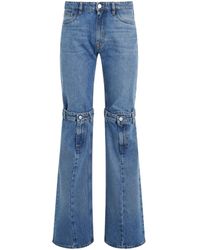 Coperni - 'Open Knee Jeans, Washed, 100% Cotton, Size: Small - Lyst