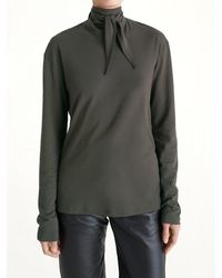 Lemaire - Long Sleeve Foulard Top - Lyst