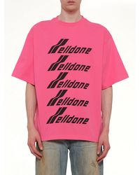 we11done - Classic Front Logo T-Shirt - Lyst