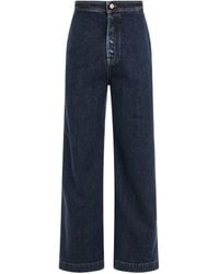 Loewe - High Waisted Jeans, , 100% Cotton - Lyst