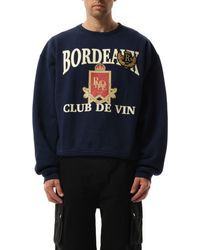 Rhude - 'Bordeaux Sweatshirt, Long Sleeves, 100% Cotton, Size: Small - Lyst