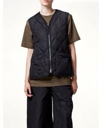 Taion - Military Zip V Neck Down Jacket - Lyst