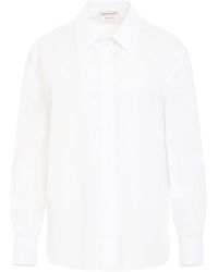 Alexander McQueen - Classic Organic Popeline Shirt, Long Sleeves, , 100% Cotton - Lyst