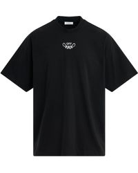 Off-White c/o Virgil Abloh - Off- Bandana Half Arrow Oversized T-Shirt, Short Sleeves, /, 100% Cotton - Lyst