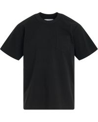 Sacai - "Simple" Print T-Shirt, Short Sleeves, , 100% Cotton - Lyst