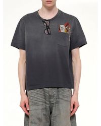 Doublet - Trompe L'Oeil Embroidery T-Shirt - Lyst