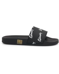 Givenchy - Logo All Over Print Flat Rubber Sandals, /, 100% Polyurethane - Lyst
