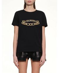 Balmain - Chains Printed T-Shirt - Lyst