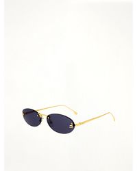 Fendi - Fe4075Us 5430V Metal Sunglasses - Lyst