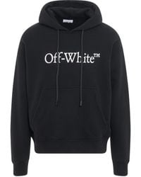 Off-White c/o Virgil Abloh - 'Big Bookish Skate Fit Hoodie, Long Sleeves, , 100% Cotton, Size: Small - Lyst