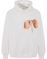 Doublet - 'Hand Embroidery Print Hoodie, Long Sleeves, , 100% Cotton, Size: Small - Lyst