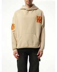 we11done - Boucle Letter Logo Hoodie - Lyst