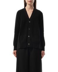 Sacai - X Cotton Knit X Cotton Poplin Cardigan, 100% Cotton - Lyst