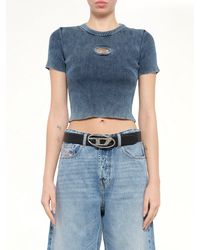 DIESEL - M-Anchor-A-Ss Knitwear Tops - Lyst