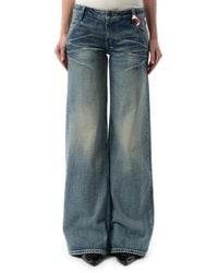 Fax Copy Express - 888 Low-Rise Oversized Jeans, 100% Cotton, Size: Small - Lyst