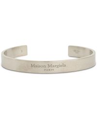 Maison Margiela - Large Margiela Logo Cuff Bracelet, , 100 - Lyst