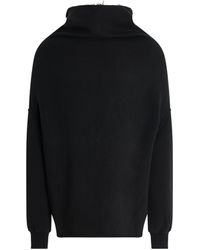 Rick Owens - Shroud Sweatshirt, Long Sleeves, , 100% Cotton - Lyst