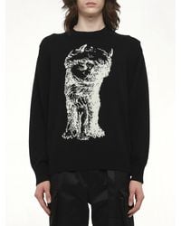 Sacai - Where The Wild Things Are Wool Knit Pullover - Lyst