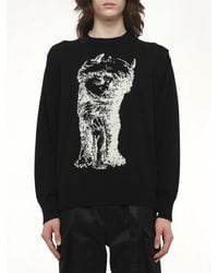 Sacai - Where The Wild Things Are Wool Knit Pullover, 100% Wool - Lyst