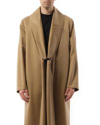 Loewe - Shawl Collar Coat, 100% Cotton - Lyst