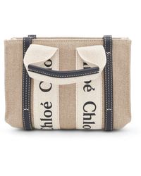 Chloé - Woody Tote Bag With Strap, /, 100% Calf Leather - Lyst
