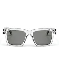Hublot - Square Acetate Sunglasses With Solid Smoke Lens, 100% Acetate - Lyst