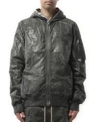 Rick Owens - Gimp Flight Bomber Jacket, Long Sleeves, 100% Cotton, Size: Small - Lyst