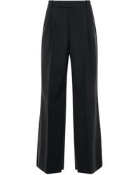 Alexander McQueen - Oversized Tailored Baggy Pants, , 100% Cotton - Lyst