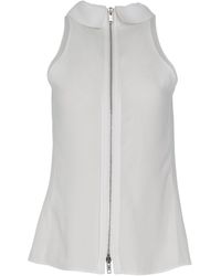 Givenchy - Sleeveless Top, Off, 100% Wool - Lyst