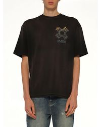 Amiri - Ma Quad Flames Oversized T-Shirt - Lyst