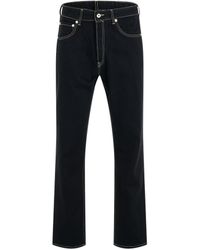 KENZO - Drawn Varsity Bara Denim Jeans, , 100% Cotton - Lyst