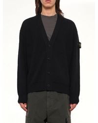 Stone Island - 5100010 Light Rws Wool Cardigan - Lyst