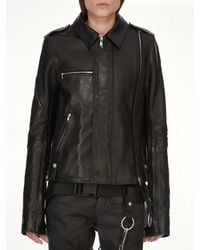 Rick Owens - Vega Leather Jacket - Lyst