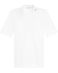 Marni - 3 Pack Simple Logo T-Shirt, Short Sleeves, 100% Cotton - Lyst