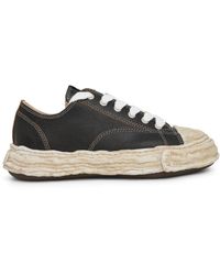 Maison Mihara Yasuhiro - Peterson 23 Og Crackling Low Top Sneakers, /, 100% Calf Leather - Lyst