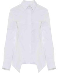 Givenchy - Peplum Long Sleeve Shirt - Lyst
