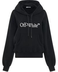 Off-White c/o Virgil Abloh - Off- Big Logo Bookish Oversize Hoodie, , 100% Cotton - Lyst