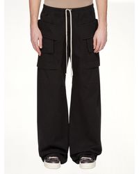 Rick Owens - Creatch Wide Cargo Drawstring, 100% Cotton - Lyst