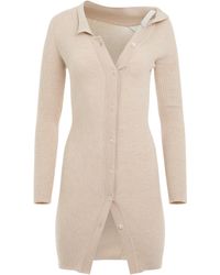 Jacquemus - Colin Buckle Strap Knit Dress, Long Sleeves - Lyst