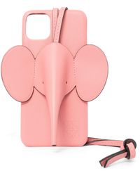 Loewe - Elephant Phone Cover 11Pro Max, , 100% Calfskin Leather - Lyst