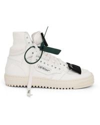 Off-White c/o Virgil Abloh - Off- 3.0 Court Calf Leather Sneakers, /, 100% Rubber - Lyst