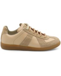 Maison Margiela - Replica Leather Sneakers, , 100% Leather - Lyst